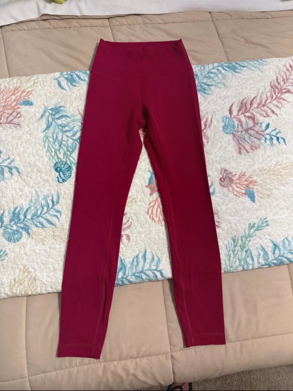lululemon athletica Wunder Train Full Length Leggings - Berry Rumble